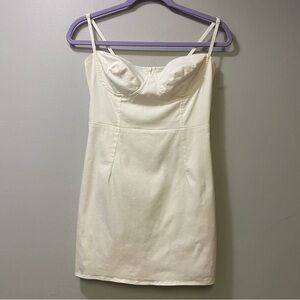 Princess Polly Cream Slip Dress